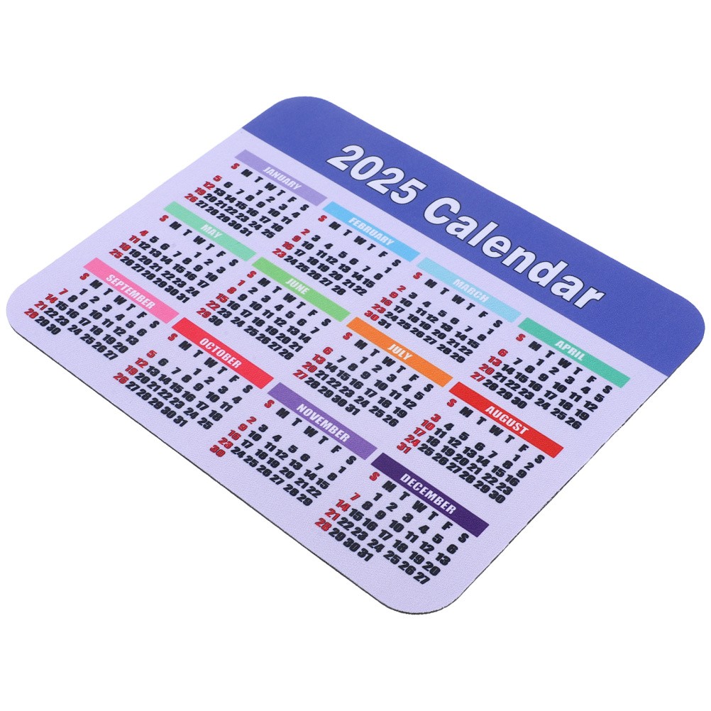 Desk Mat Mouse Pad Gaming for Women Computer 2025 Calendar Mousepad