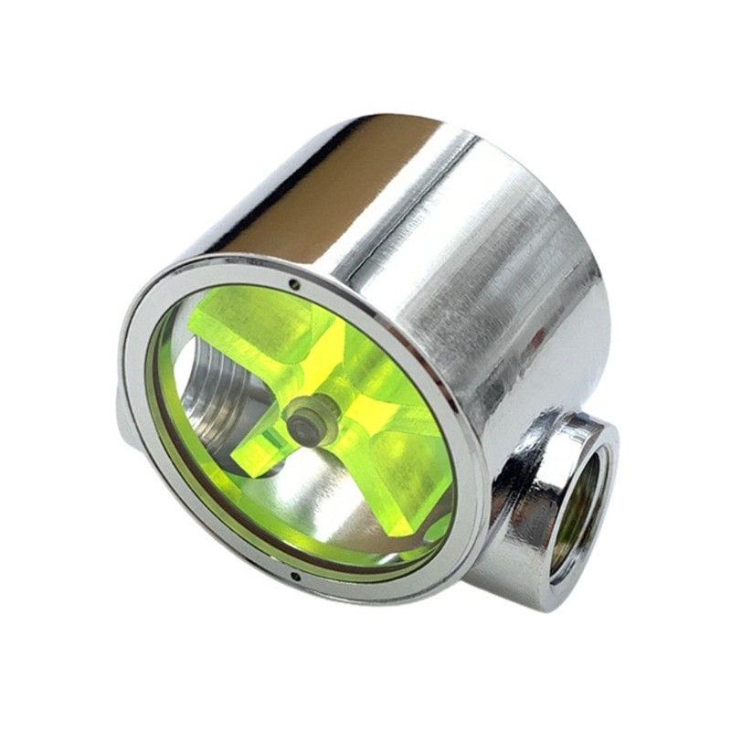 High Performances Water Flows Gauge PC Cooling Systems Real Time Tracking Metal