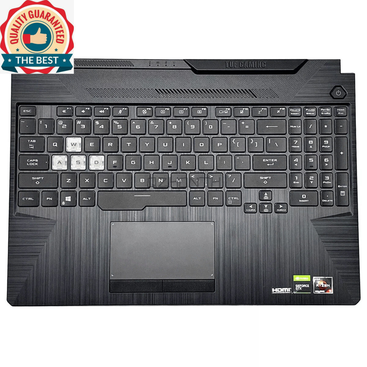 New ASUS FA506 FX506 FA506U FX506U Palmrest Upper Top Case w/ Backlit Keyboard