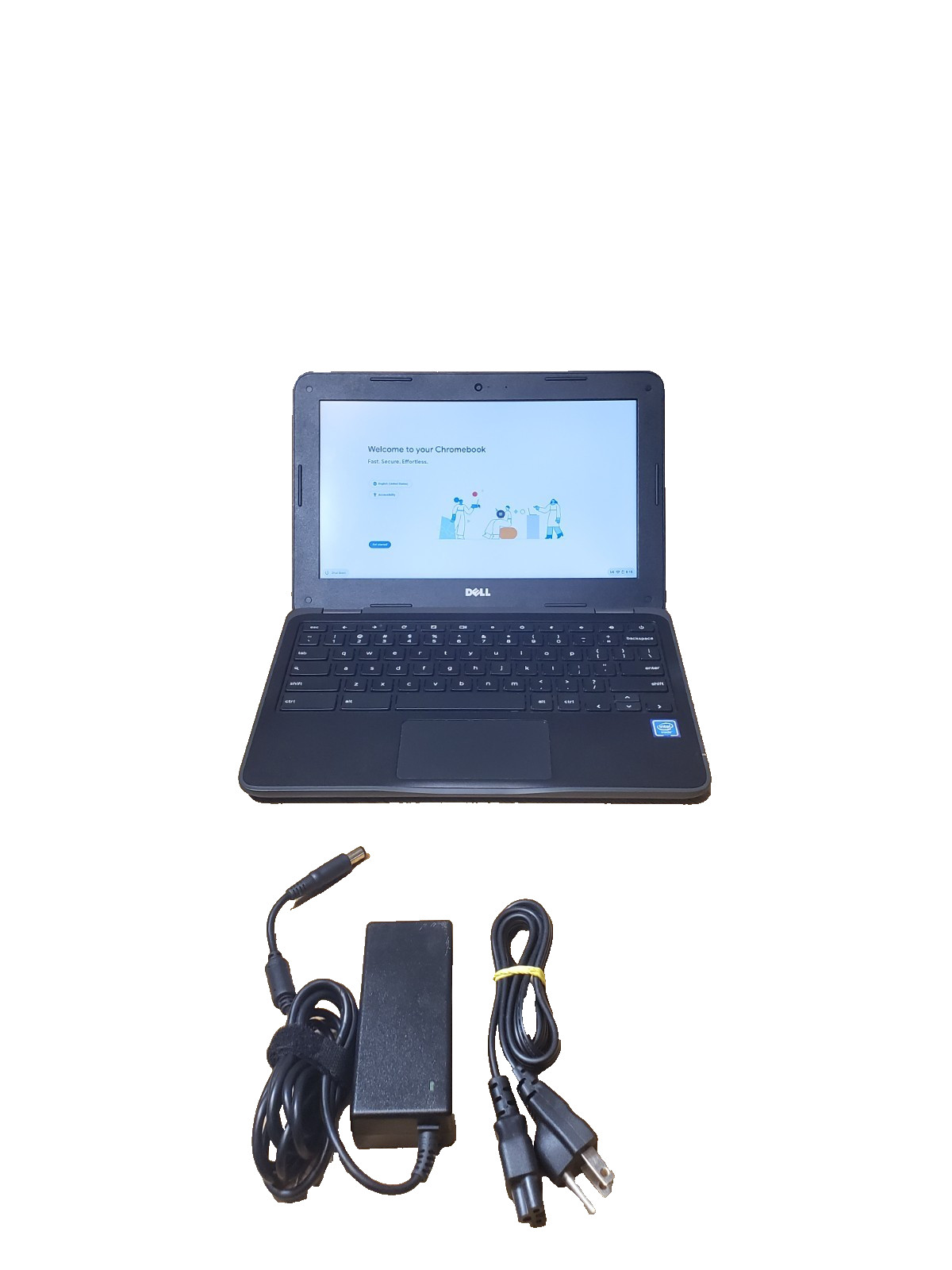 Dell Inspiron 3181 Chromebook 11.6" N3060 1.6GHz 4GB Ram 16GB eMMC Chrome OS