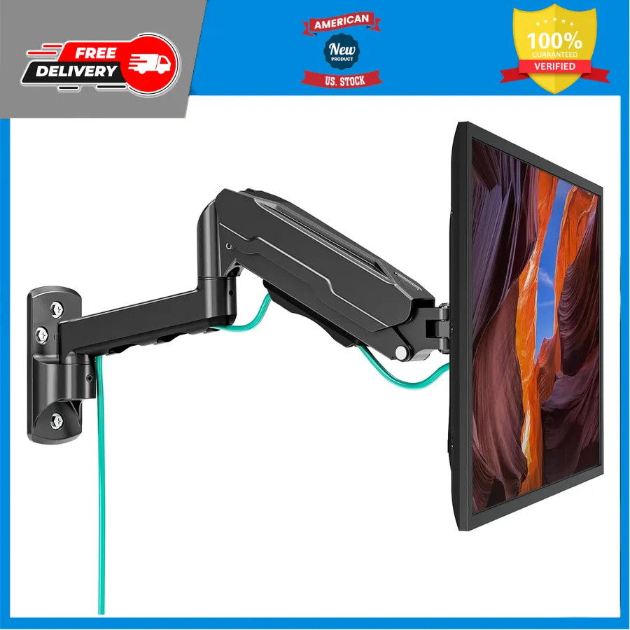 MOUNT PRO Single Monitor Wall Mount 13-32 Inch Full Motion VESA 75x75 100x100