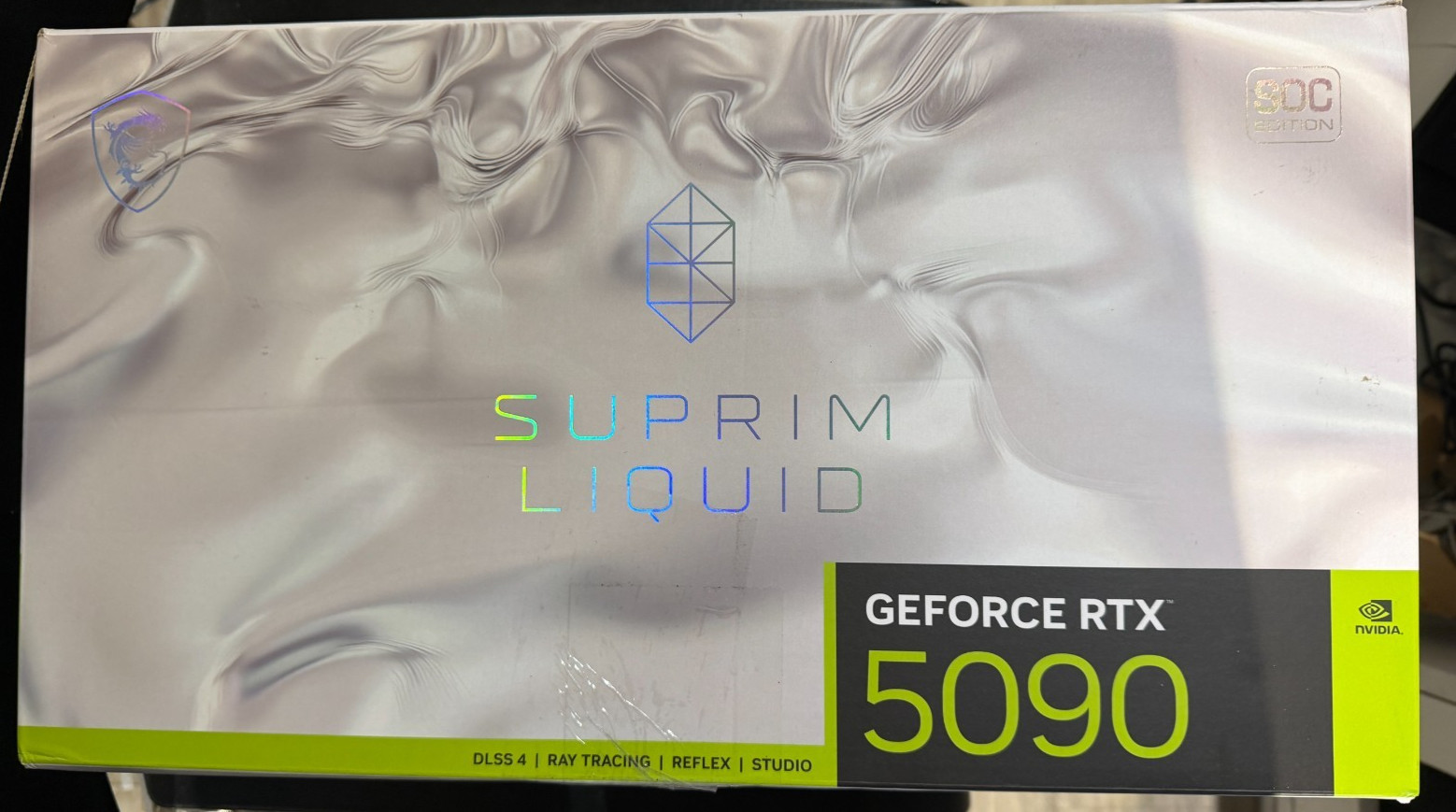 MSI RTX 5090 32G SUPRIM Liquid SOC Graphics Card 32GB GDDR7 # Only For Parts