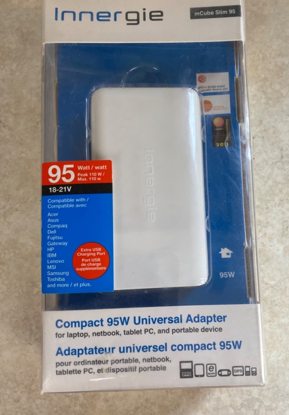 Innergie mCube Slim 95  Compact Universal  95W Adapter NEW