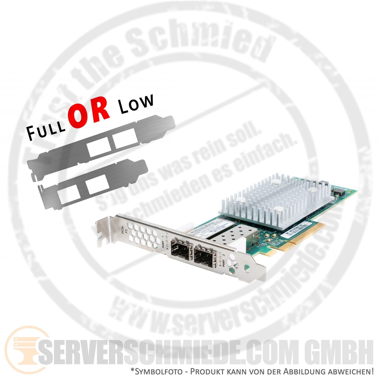 HP Qlogic StoreFabric SN1100Q 2x 16Gb FC QLE2692-HP PCIe Controller 853011-001
