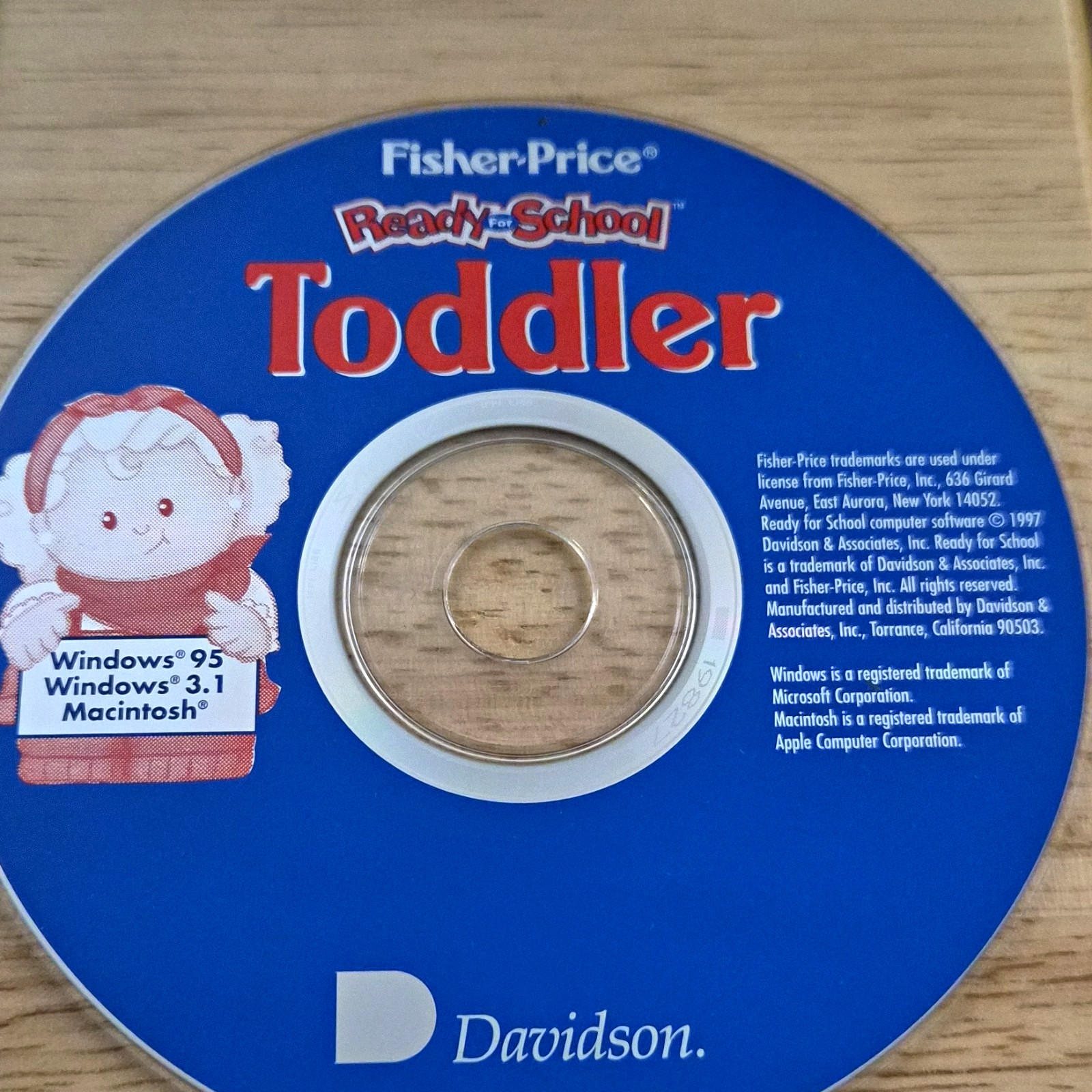 Fisher-Price Ready for School Toddler Educational CD Windows 3.1/95/Mac EN