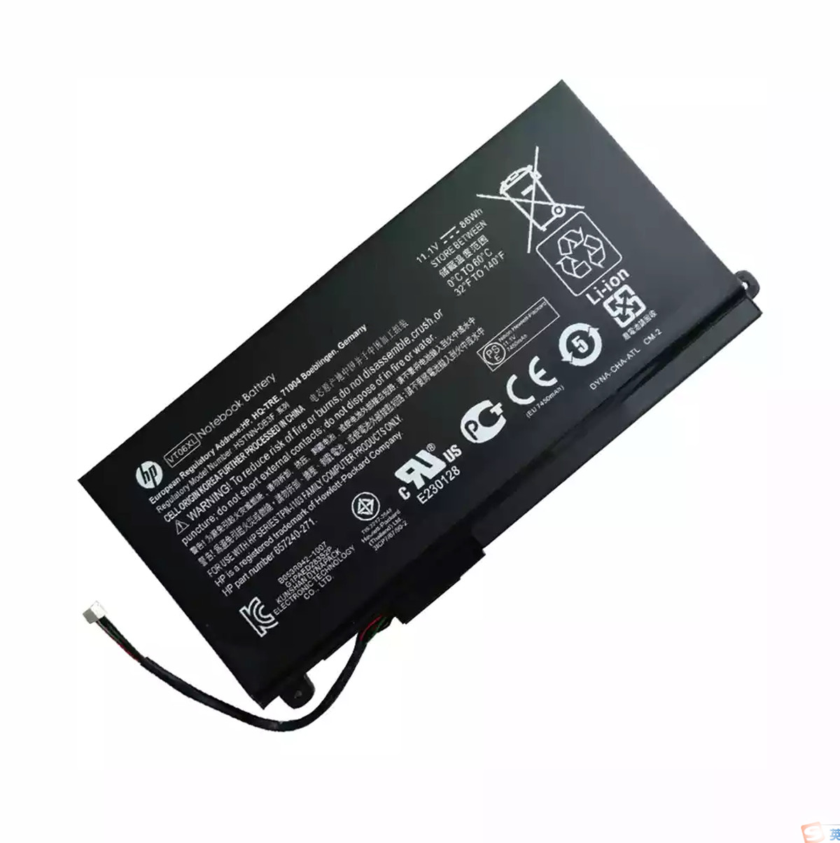 Genuine Battery VT06XL For HP Envy 17-3000 17-3010 17-3200 17T-3000 Series New