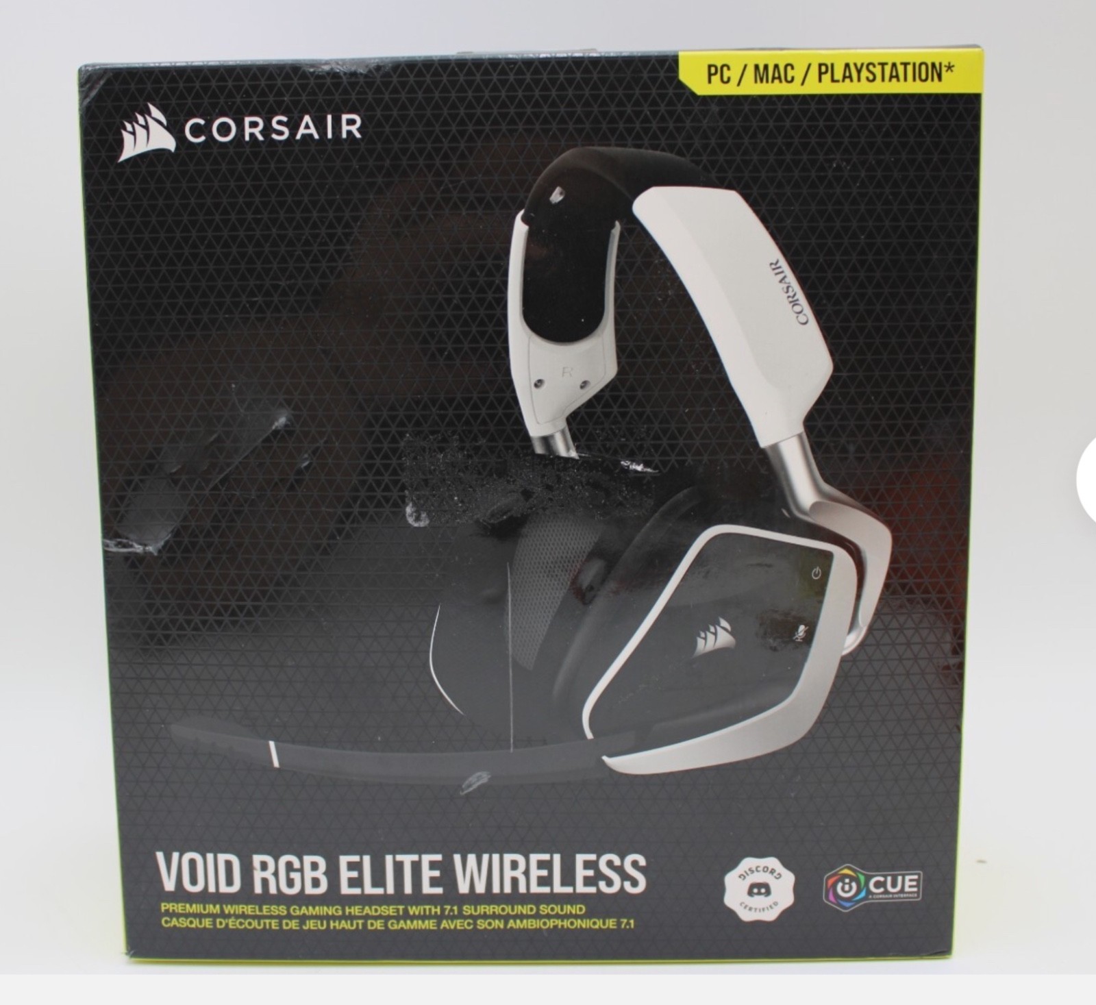 Corsair VOID RGB Elite Wireless Premium Gaming Headset with 7.1 Surround Sound