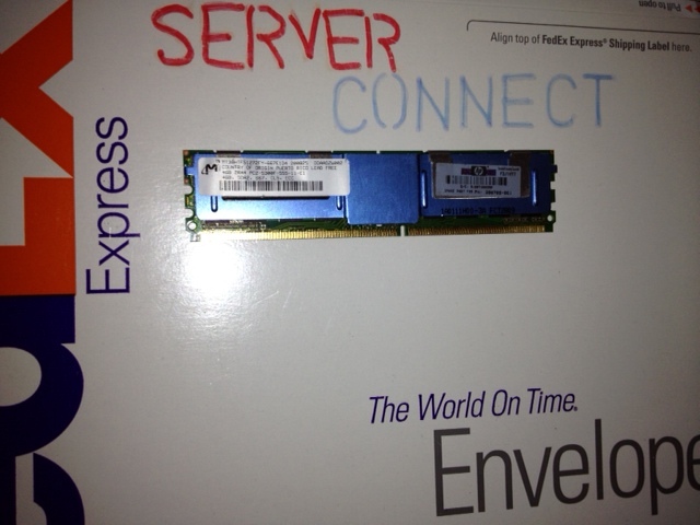 516423-B21 500206-071  519201-001 HP 8GB 2RX4 PC3-8500R-7 MEMORY KIT-