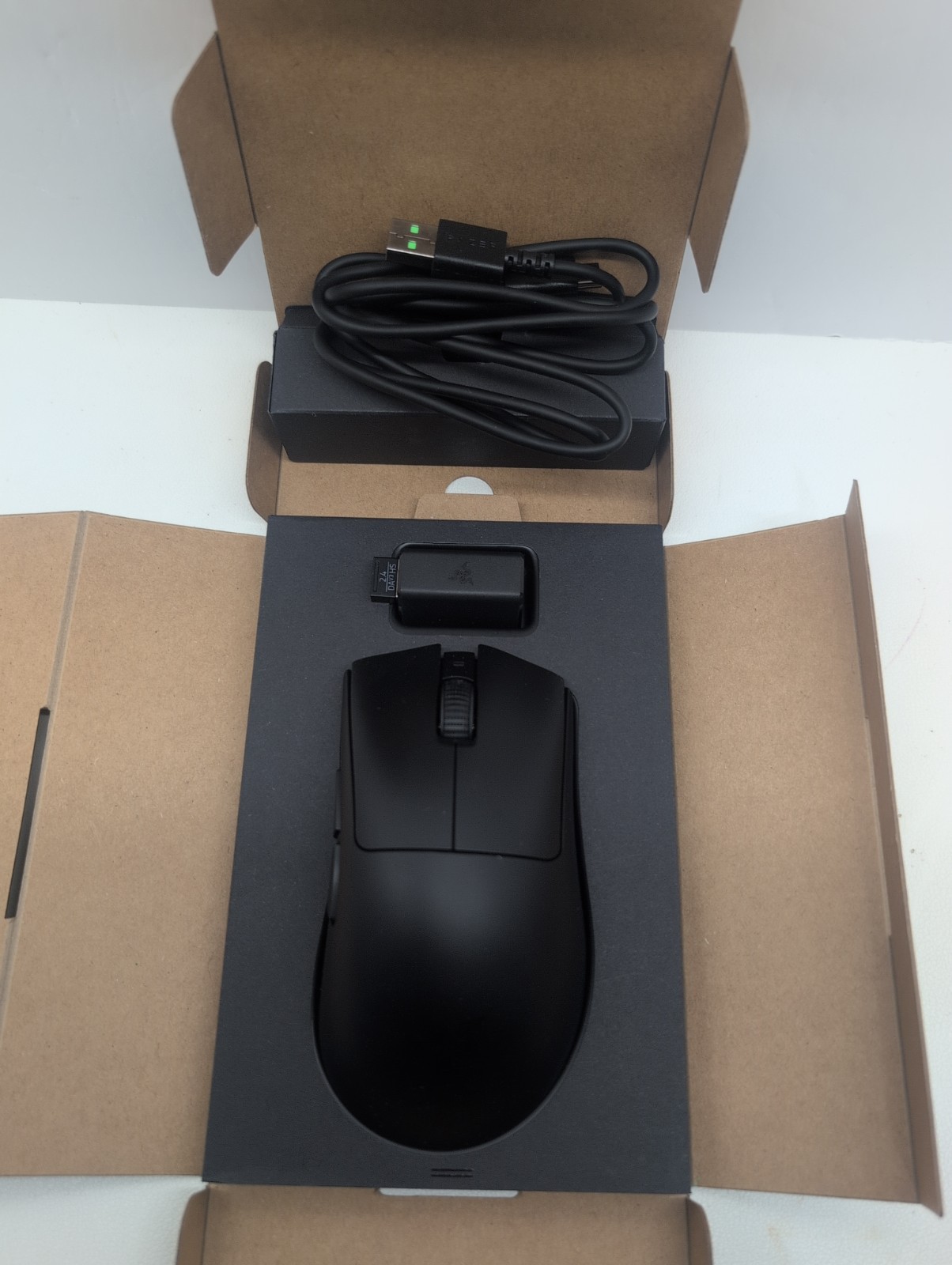 Razer DeathAdder V3 HyperSpeed Wireless Gaming Mouse (Black) - Open Box