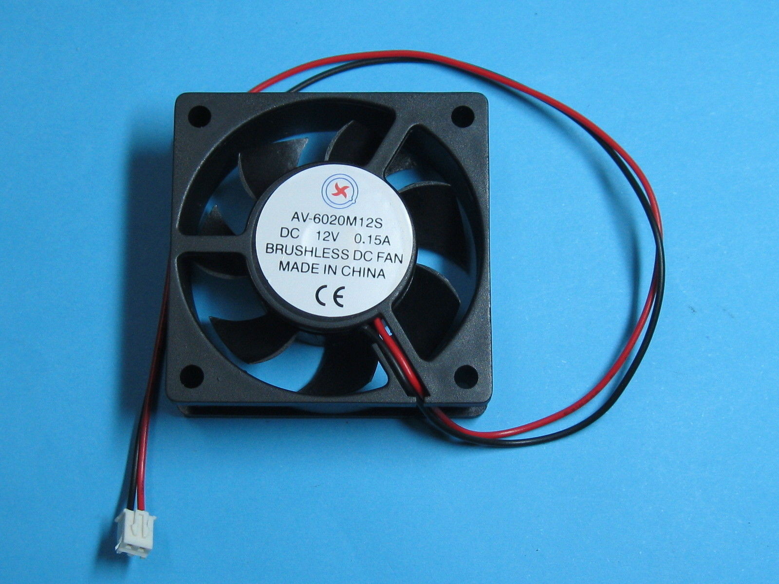 8 pcs Brushless DC Cooling Fan 12V 6020S 7 Blade 60x60x20mm Sleeve Bearing 2Wire
