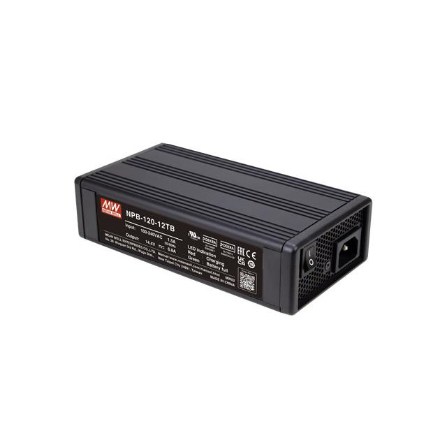 Mean Well NPB-120-48TB 48 Volt Lithium Ion Lead Acid Charger 42V to 60V DC