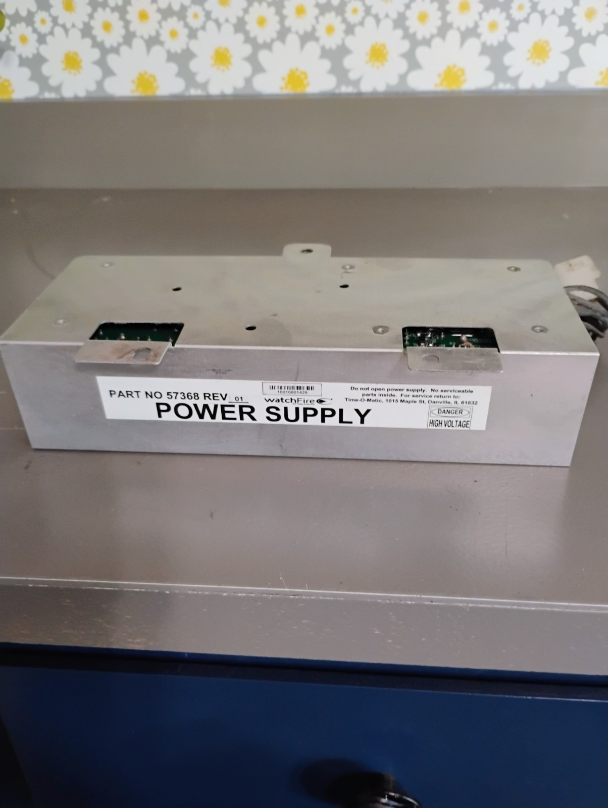 WATCHFIRE POWER SUPPLY ( PART NO. 57368 )