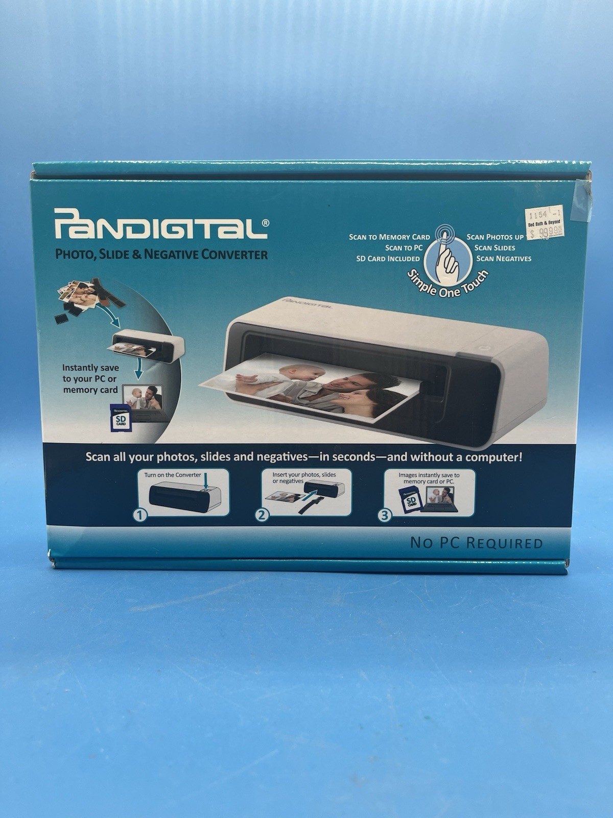 Genuine Pandigital Photo Slide & Negative Converter in Box No PC Required