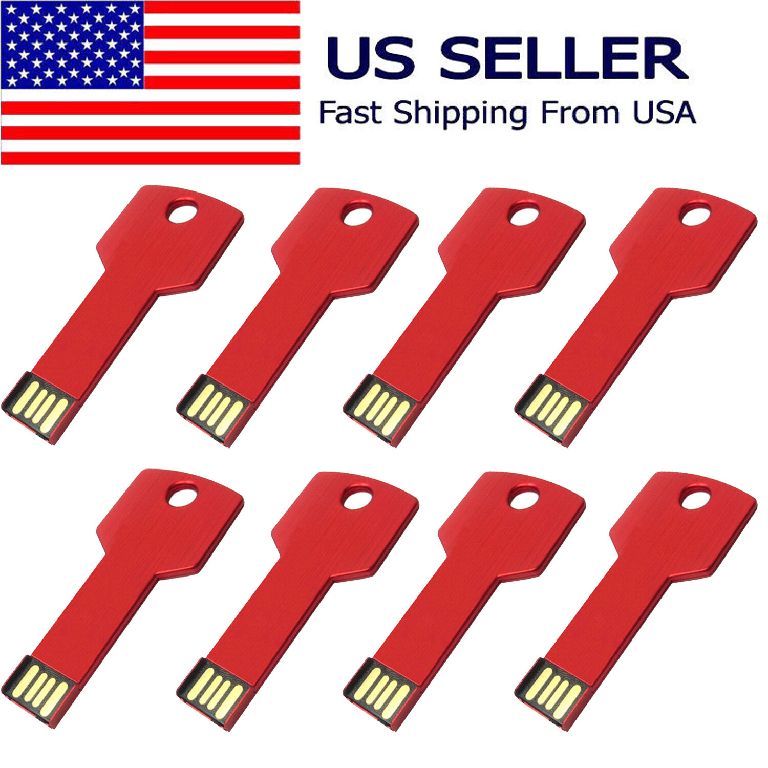 Lot 1/5/10 32GB Metal Key USB 2.0 Flash Drive Memory Stick Thumb Drives Storage
