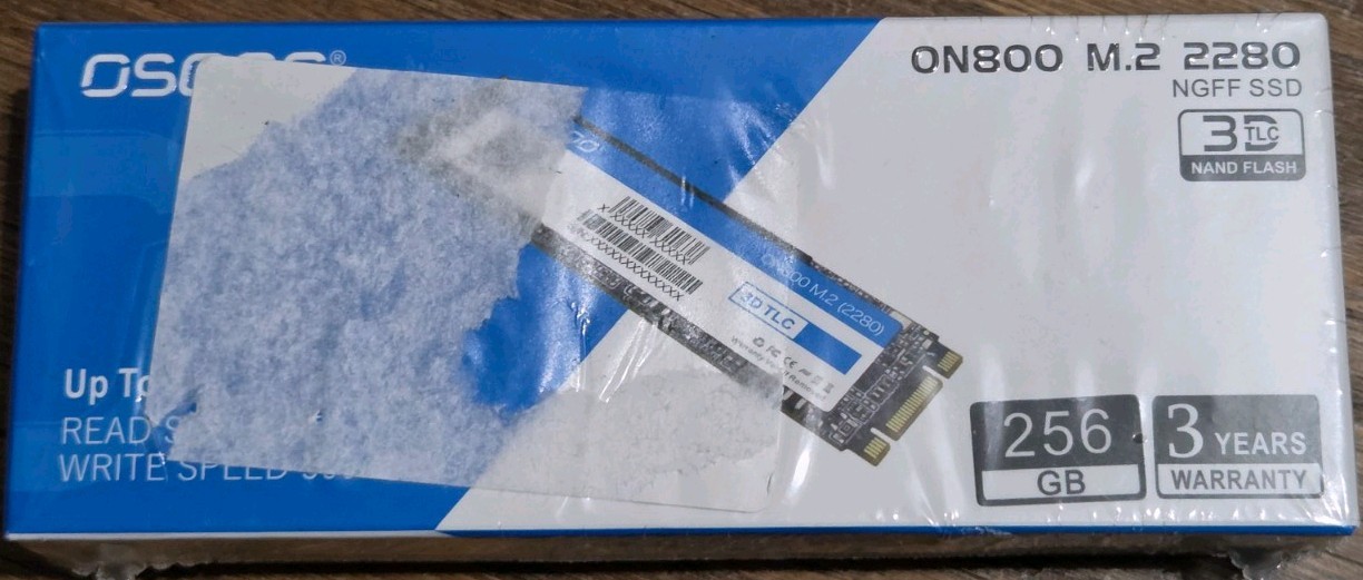 OSCOO ON800 256GB M.2 2280 SATA III SSD 6Gb/s NGFF  Internal Solid State Drive