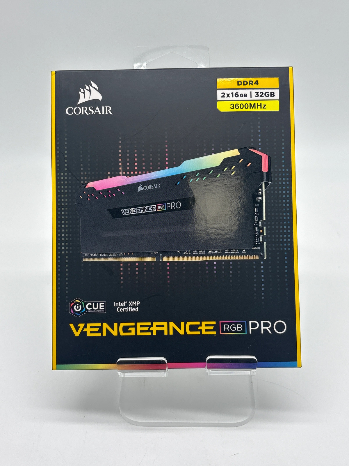 Corsair Vengeance RGB Pro 16GB 2x8GB DDR4 3600MHz CL16 Memory Kit in Box Black