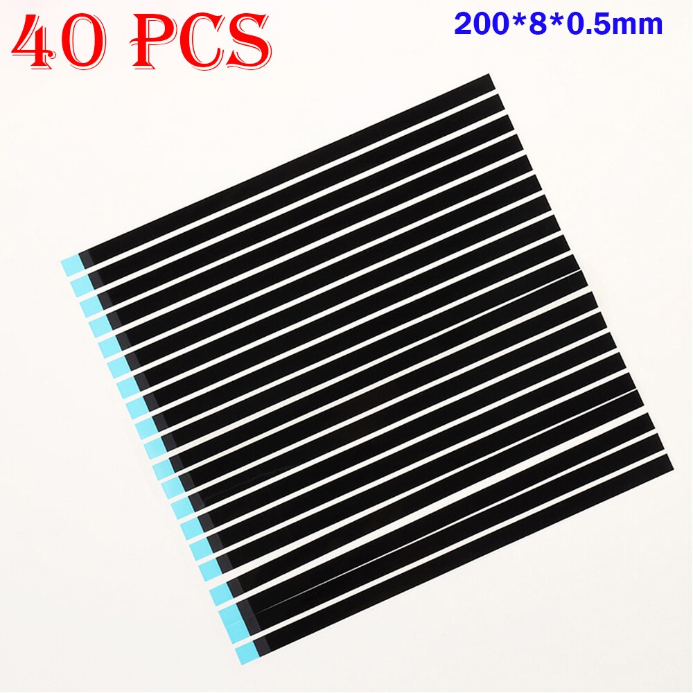 40Pcs Pull Tabs Stretch Release Adhesive Strips for LCD Screen Panel tapes