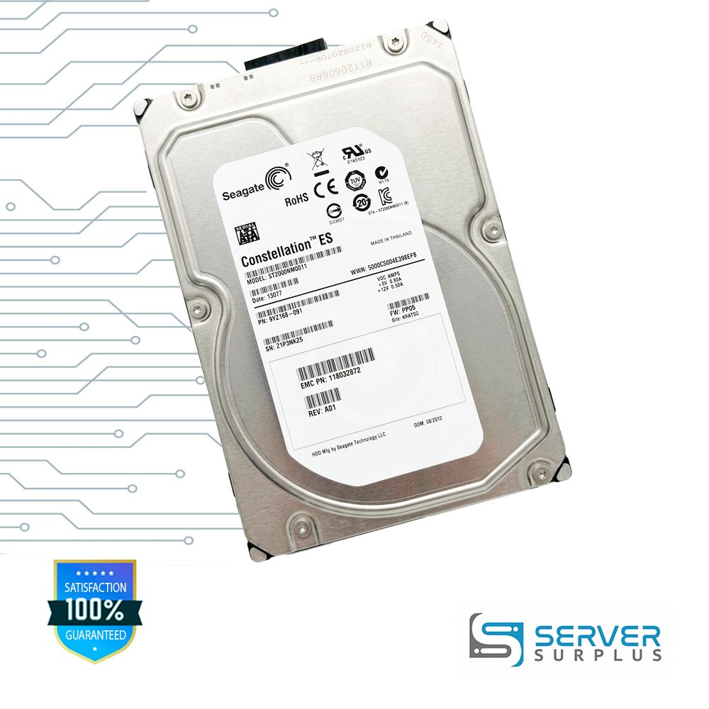 EMC Constellation ES 3.5 in Enterprise HDD | 118032872 | ST2000NM0011