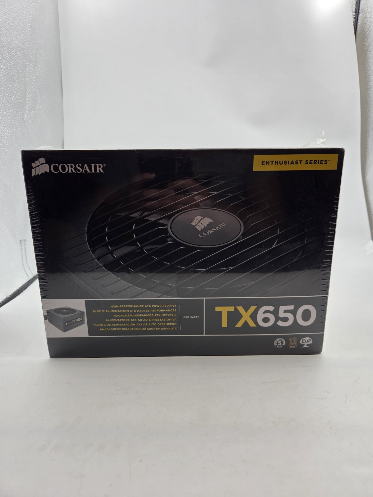 Corsair CMPSU-TX650 650 Watt ATX Power Supply Enthusiast Series New Sealed