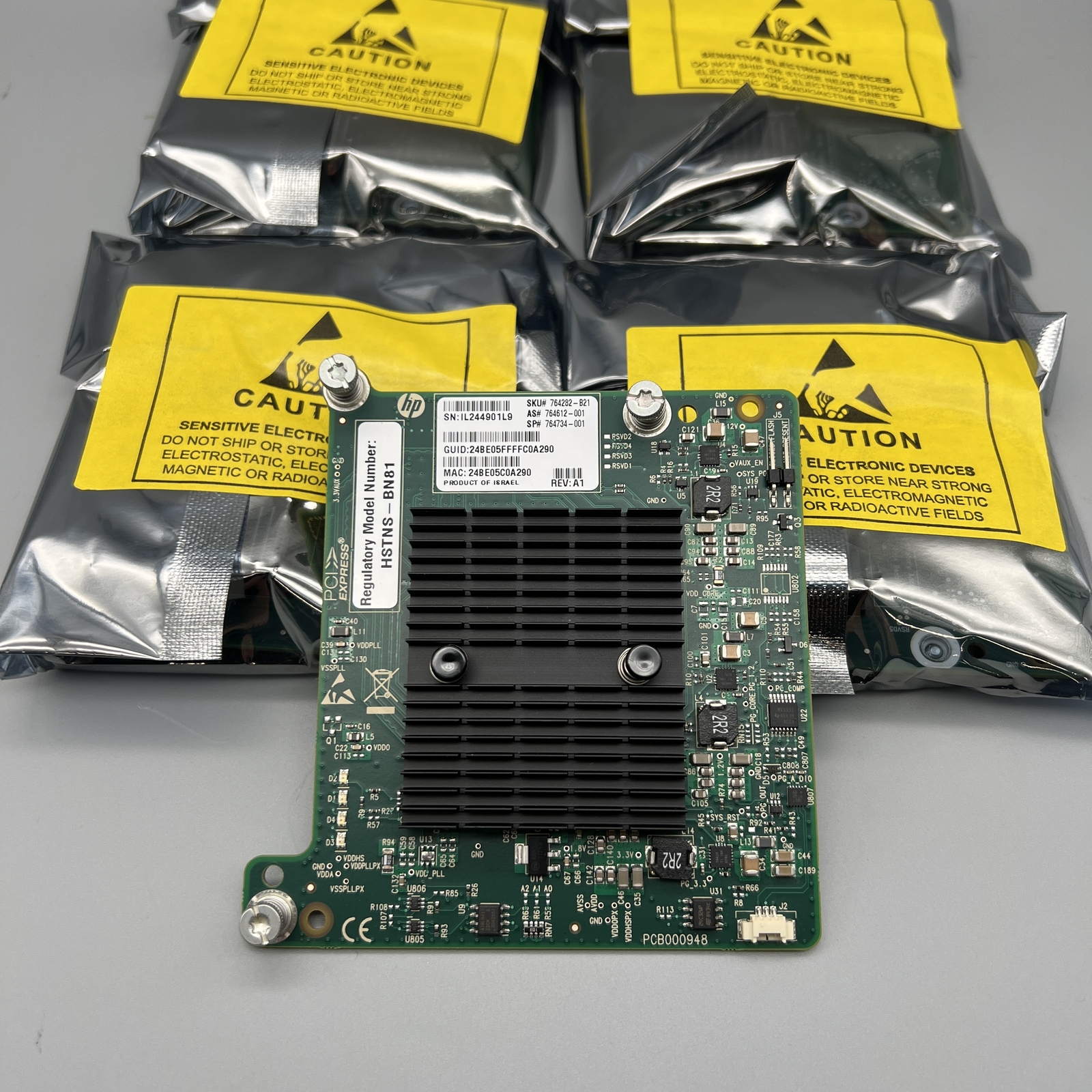 HPE QDR InfiniBand 10Gb 2-Port 544+M Adapter 764612-001 764282-B21 764734-001