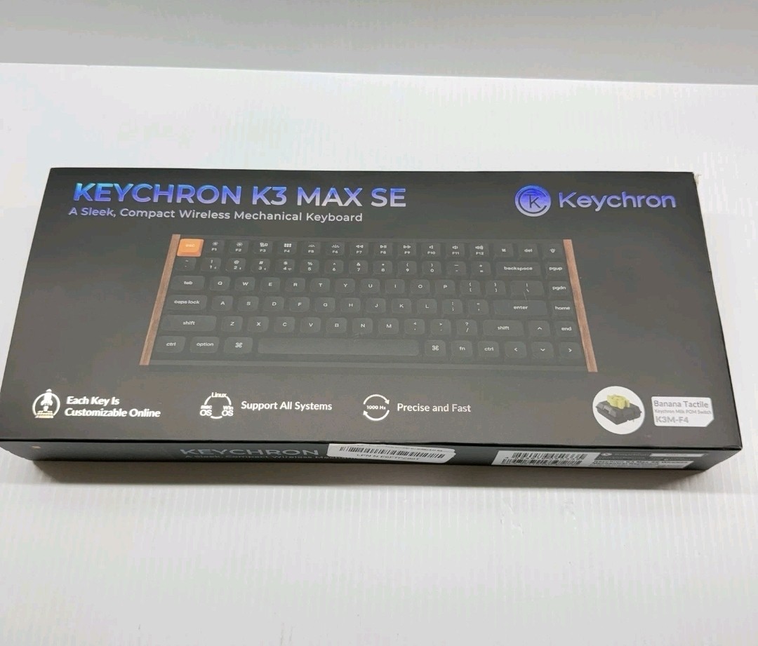 Keychron K3 Max SE Low Profile Compact Wireless Mechanical Keyboard K3M-F4