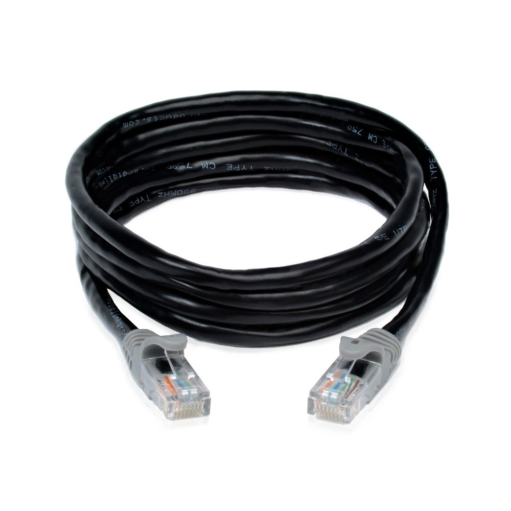 New in Box Mediabridge CAT6 Ethernet Cord Black 25 Feet SKU / Part# 31-699-25B