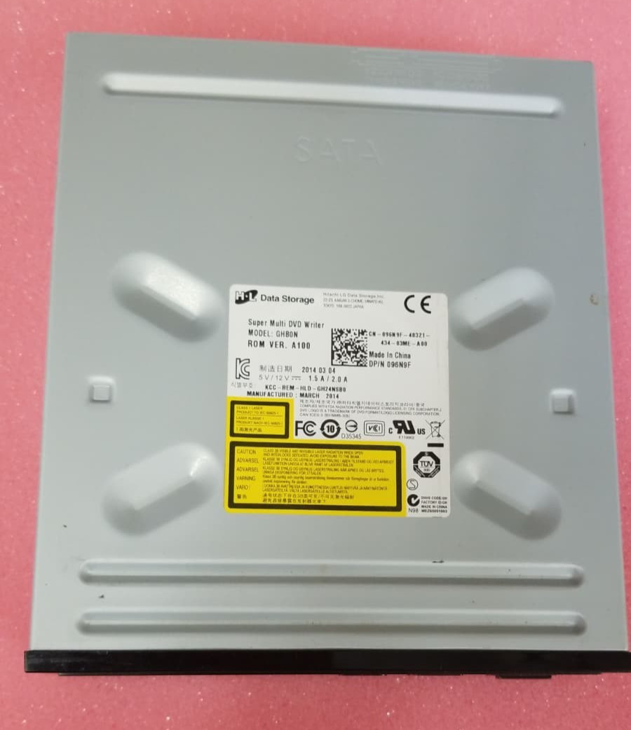 DVD CD DVD-RW CD-RW BURNER PLAYER GHB0N DISC 5.25" ODD SATA PC 096n9f tested