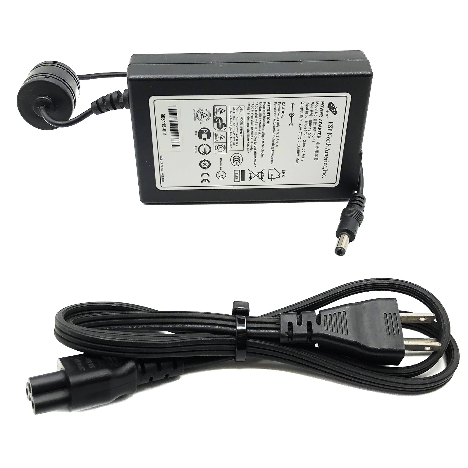 Original FSP 50W AC Power Adapter for Thermal Printer Zebra Eltron LP Series