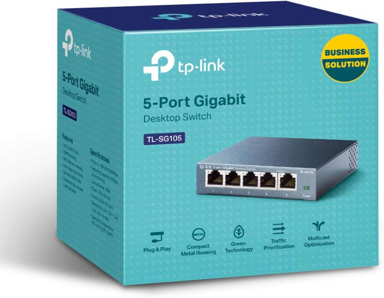 TP-LINK Technologies TP-Link (TL-SG105) 5-Port External Switch