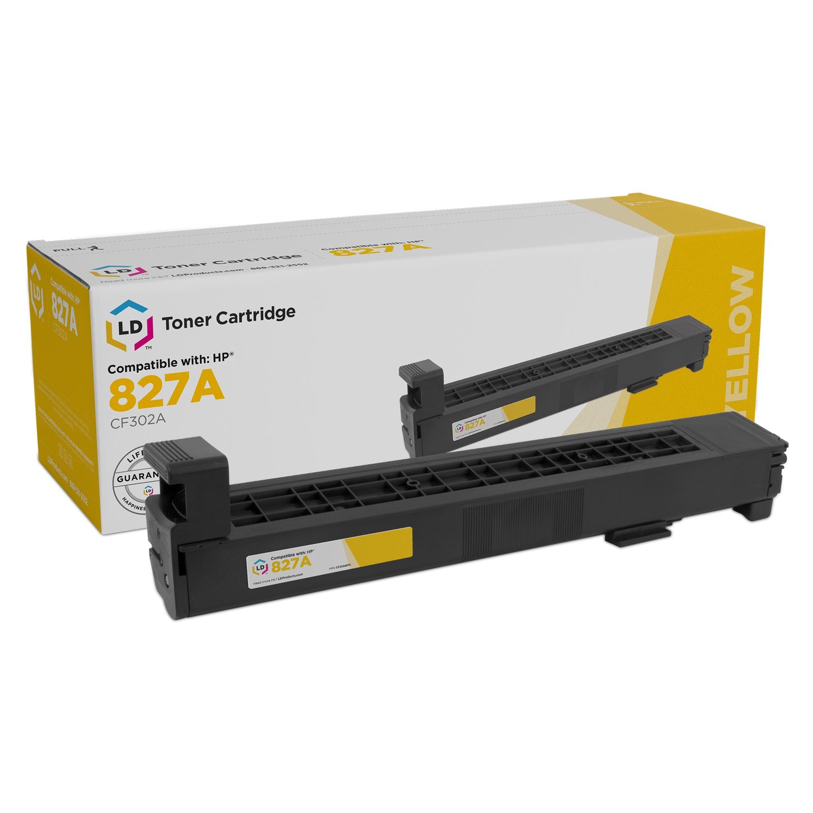 LD Products Toner Cartridge Replacement for HP 827A CF302A (Yellow)