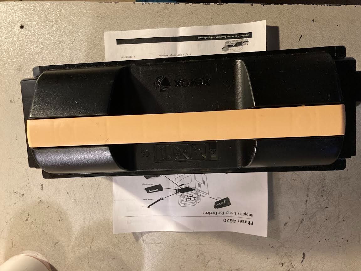 Genuine Xerox Phaser 4620 Black Toner Cartridge 106R02318 90% Left