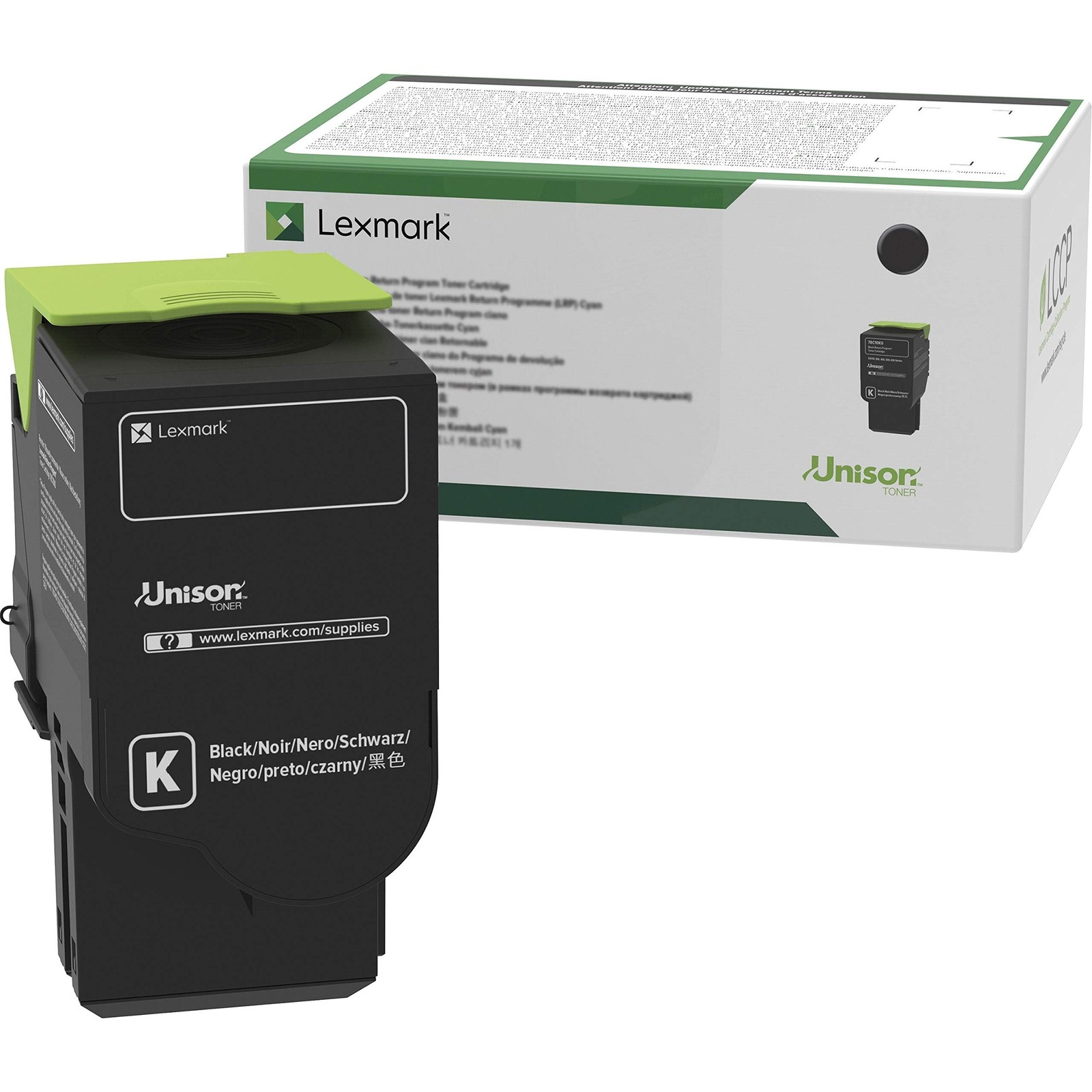 Lexmark 81C0XKG Black Toner Cartridge 28K Return Program