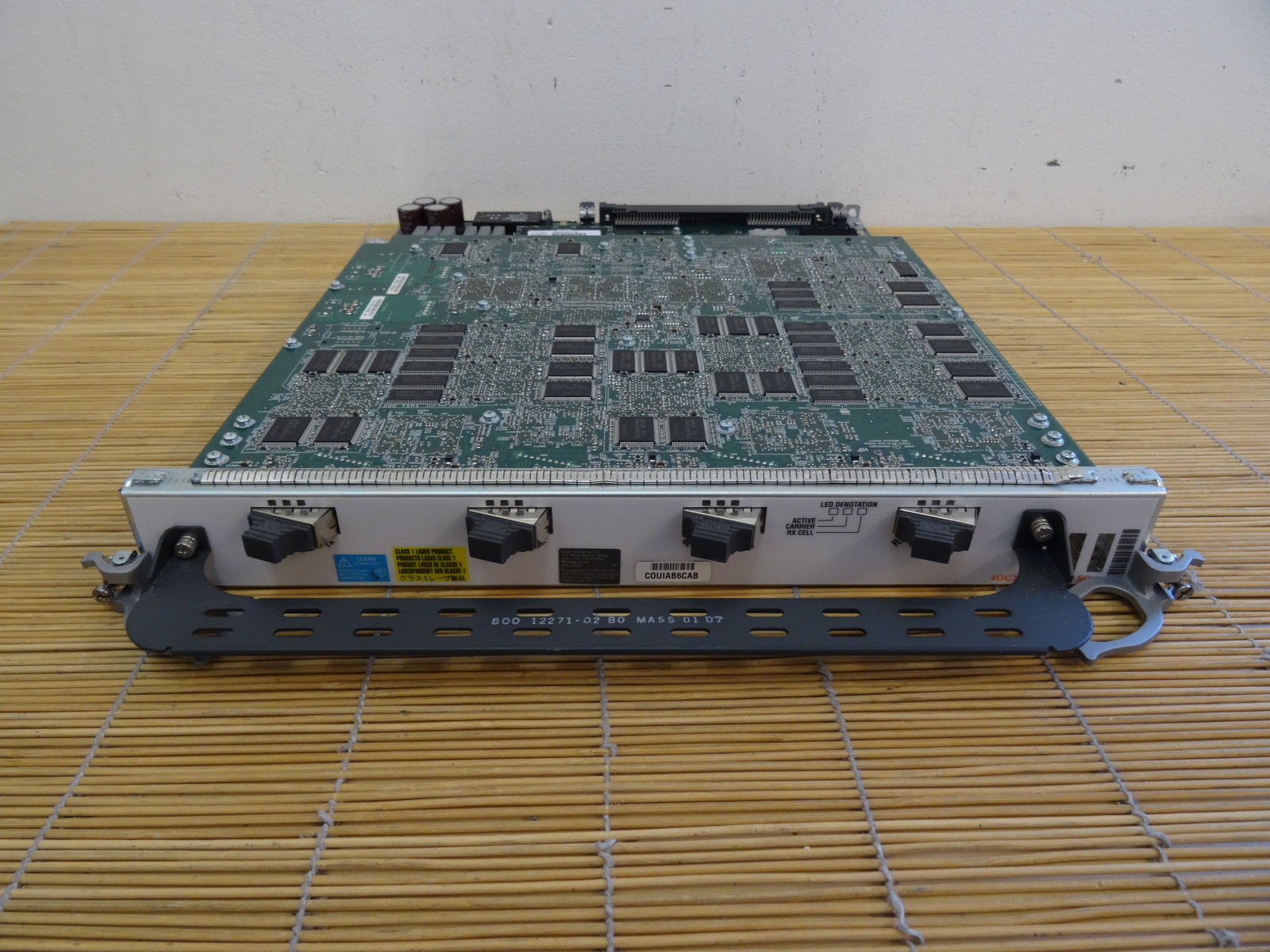 Cisco 4OC3X/ATM-IR-SC 12000 Series 4-Port OC-3c/STM-1c ATM ISE Line Card