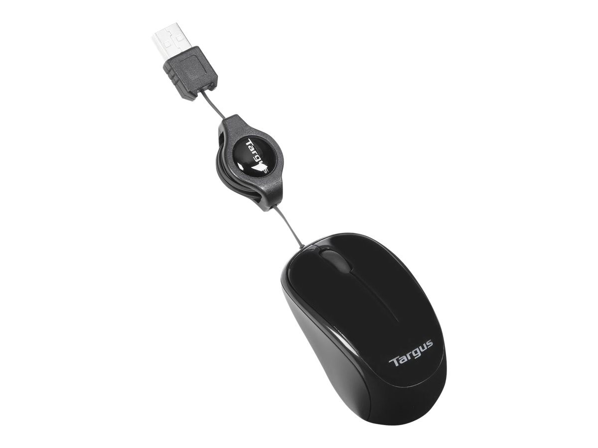 Targus Compact Blue Trace Mouse Optical 1000dpi 3 Key USB AMU75EU
