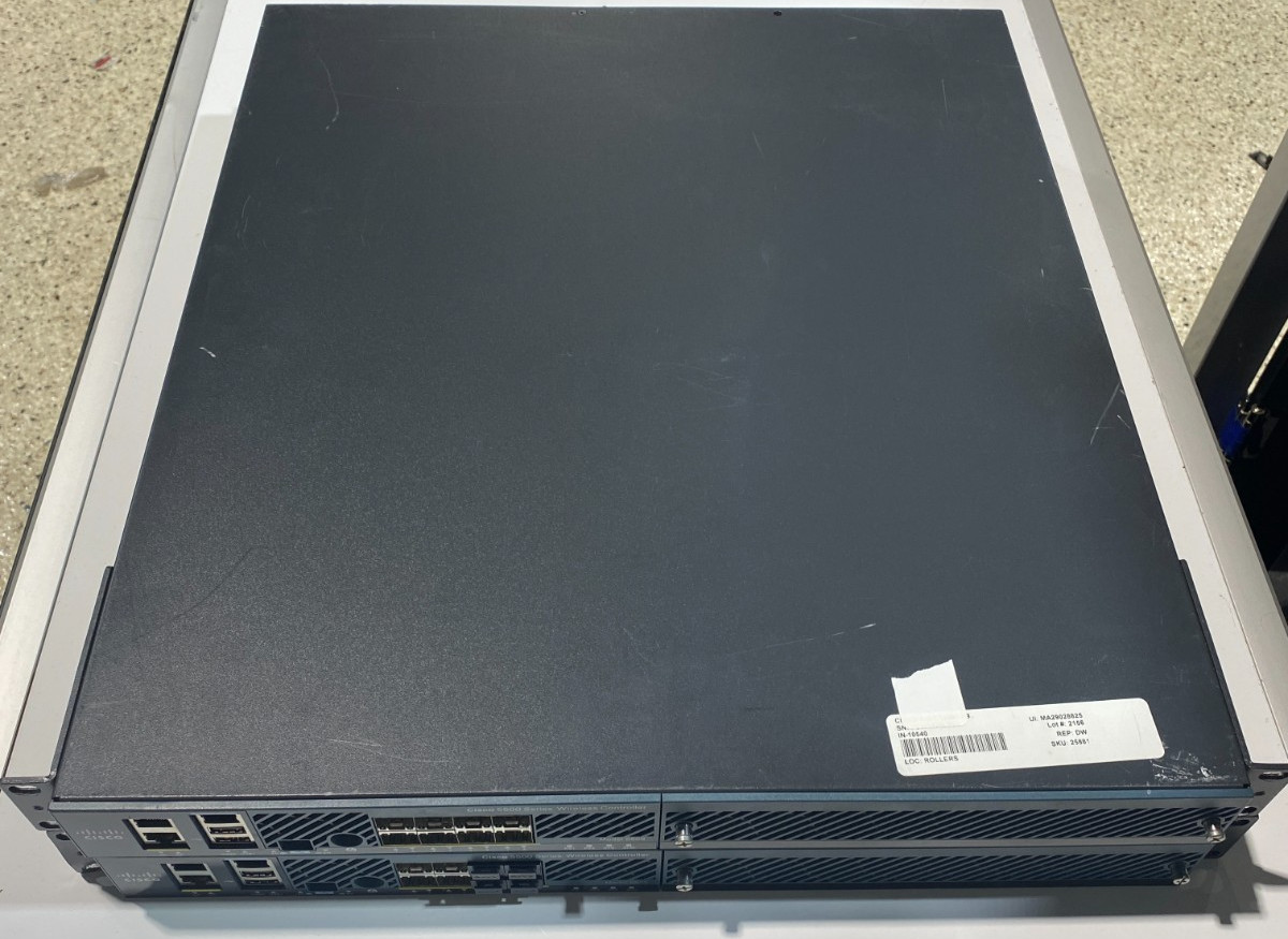 Cisco AIR-CT5508-K9 Wireless LAN Controller w/ 2 x PSU AIR-PWR-5500