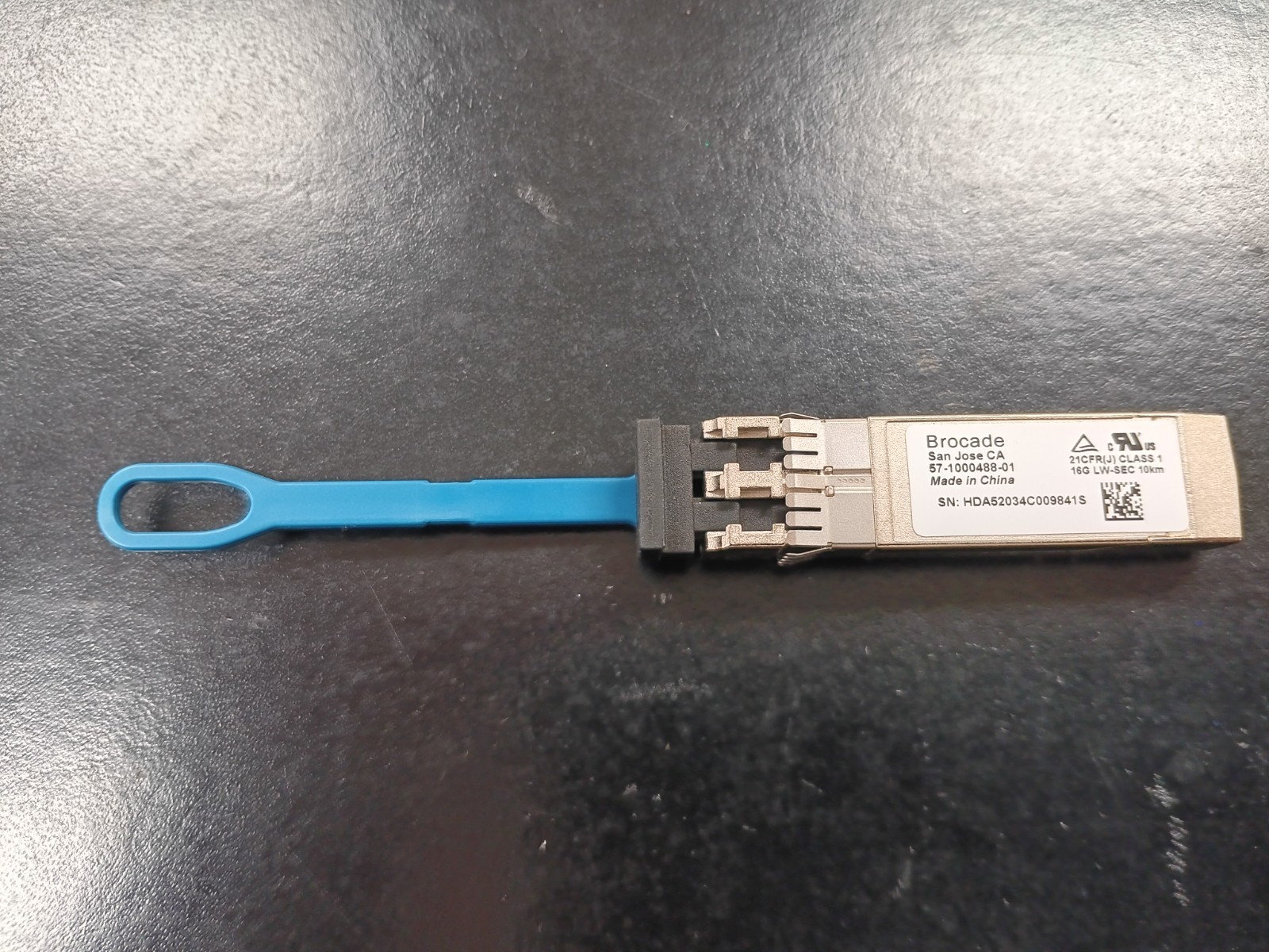 Used Brocade 57-1000488-01 16GB 10KM LW SECURE SFP XBR-000498