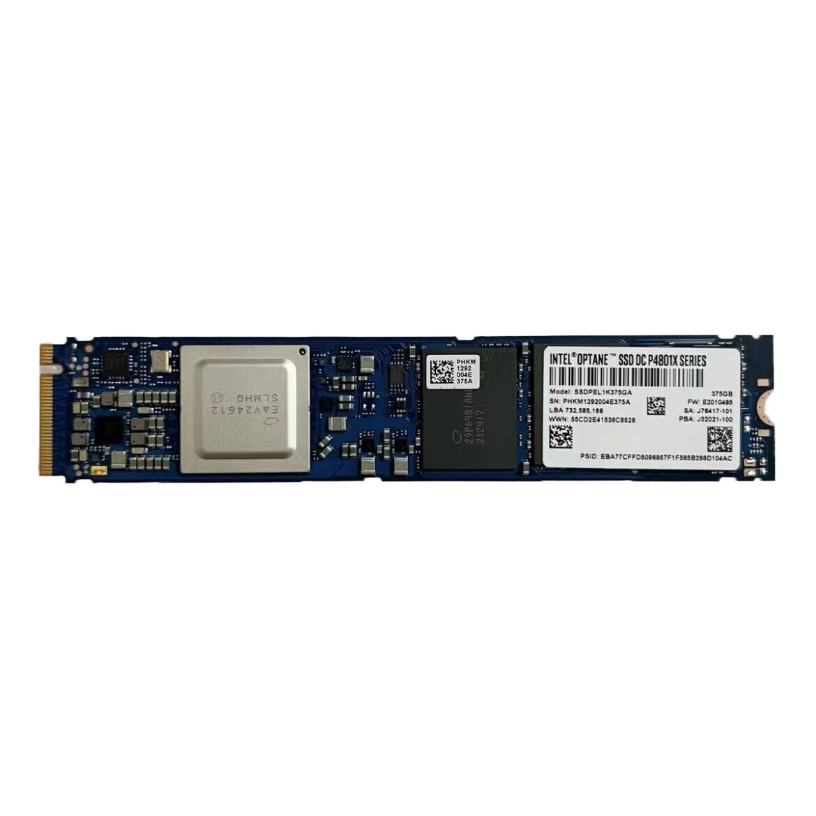 INTEL 375GB SSD DC P4801X OPTANE M.2 22110 PCIE X4 SSDPEL1K375A01 60DWPD 41PBW