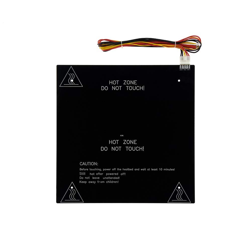 310x310mm CR10 Aluminum HeatBed 24V Hotbed 3mm Thickness Heated Bed w/Holes f...