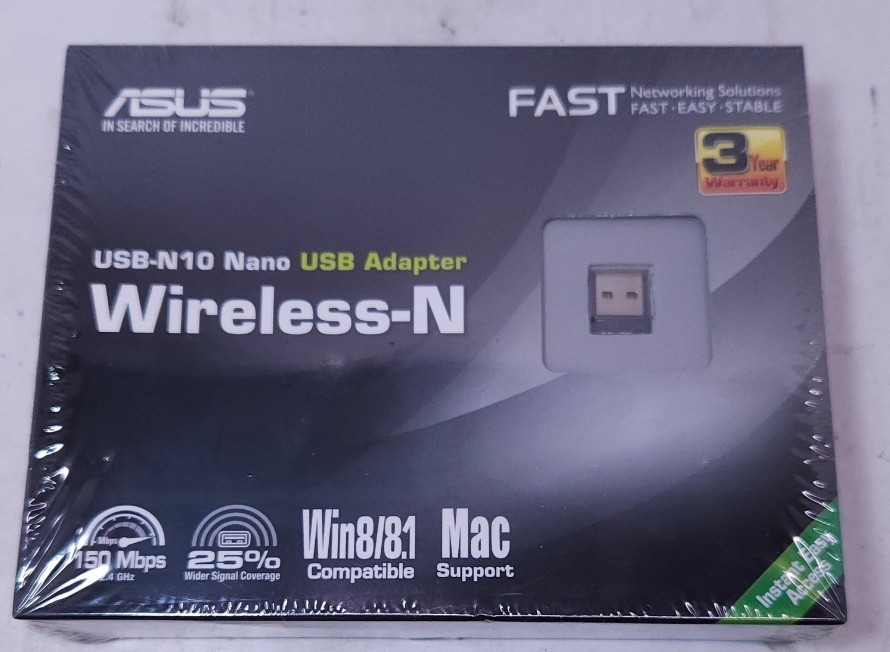 ASUS USB-N10 Nano USB WiFi Adapter 150Mbps 802.11n Wireless Network Dongle