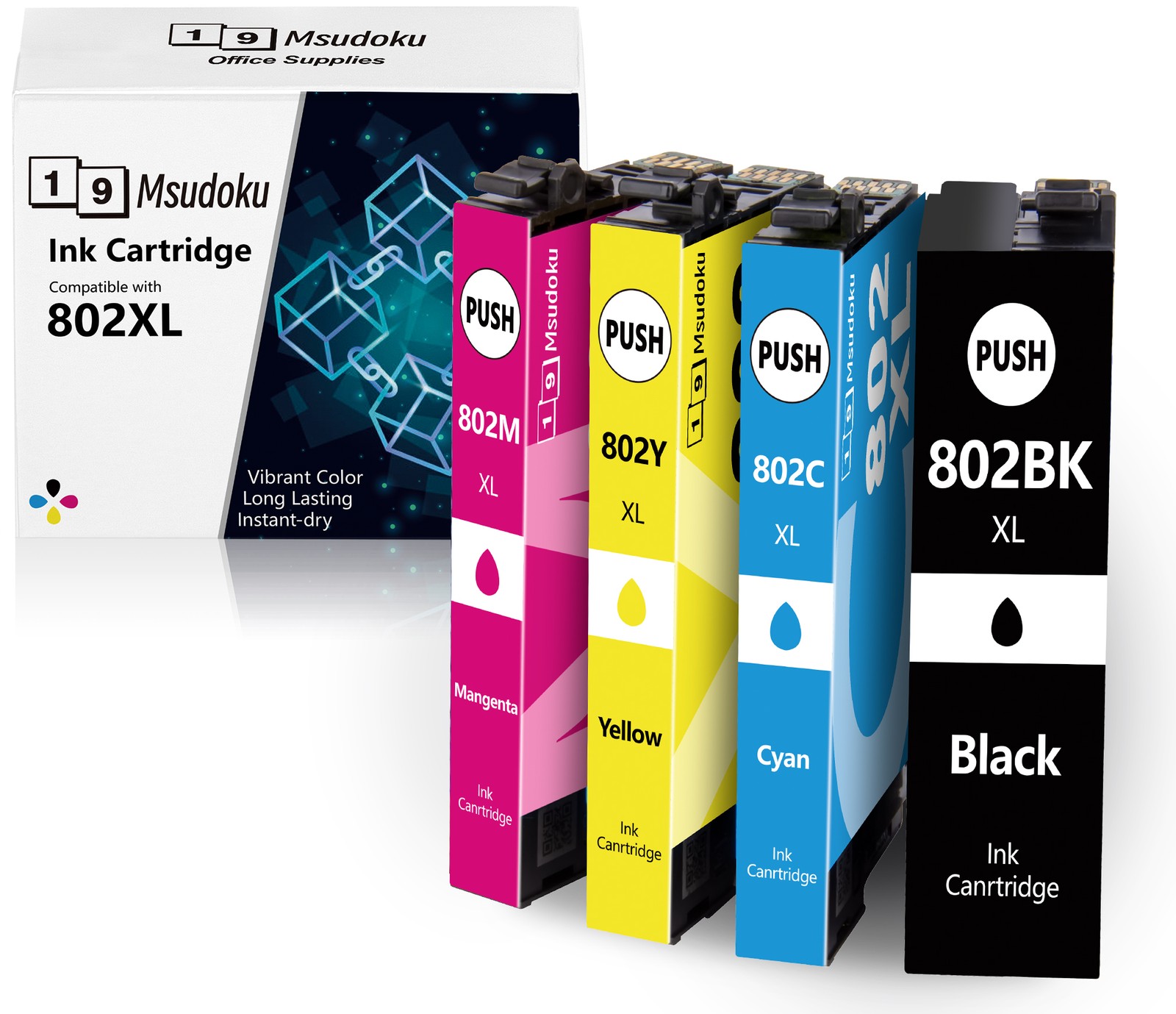 802XL T802XL Ink For Epson WorkForce Pro WF-4720 WF-4730 WF-4734 WF-4740