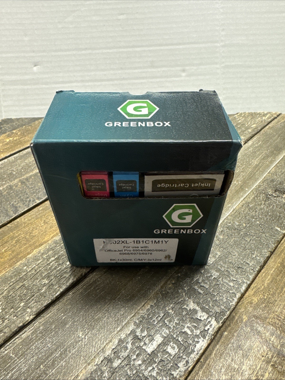 GREENBOX Ink Cartridges 1 Black - 1 Cyan - 1 Magenta - 1 Yellow m26