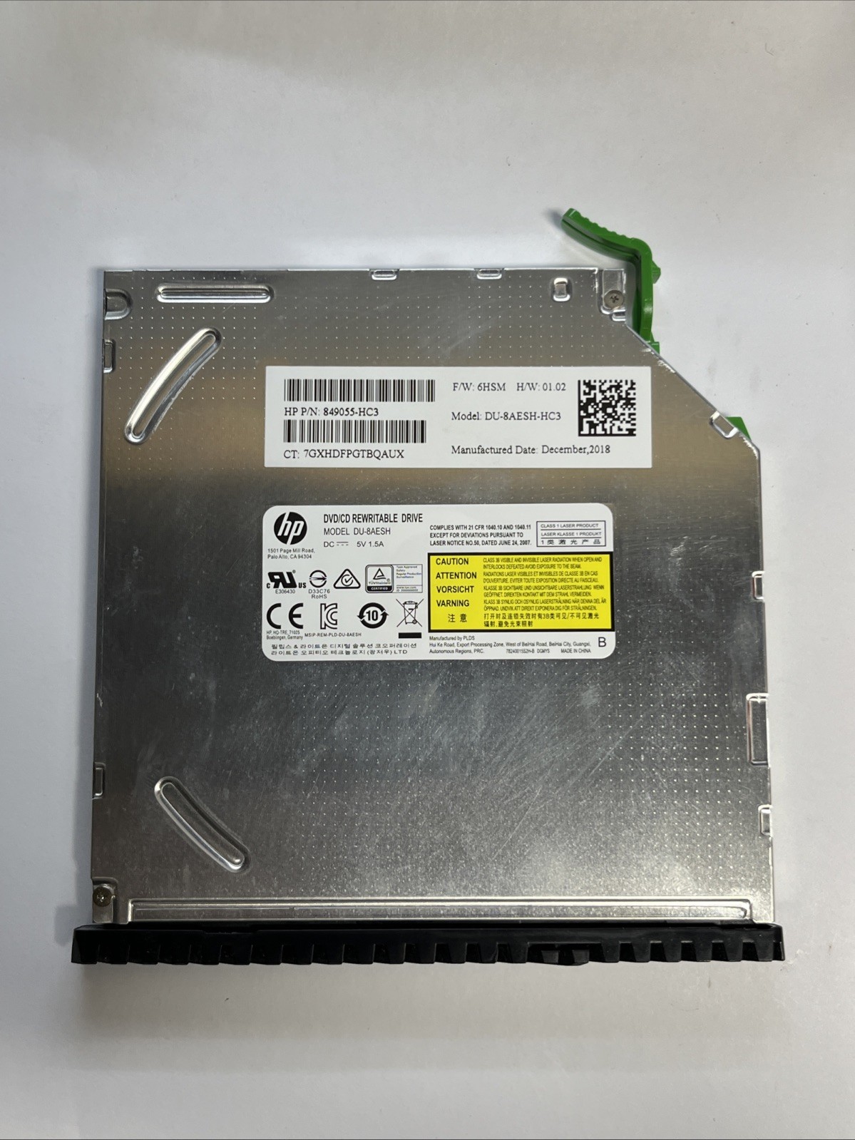 HP EliteDesk 800 600 705 G2 Slim DVD±RW Drive Disc TESTED