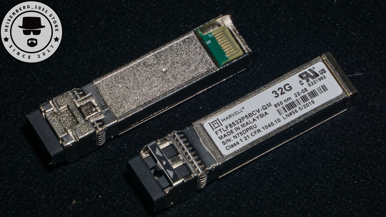 FTLF8532P5BCV-QM Marvell/Qlogic 32G Fibre Channel SW SFP+ Transceiver QLE2772