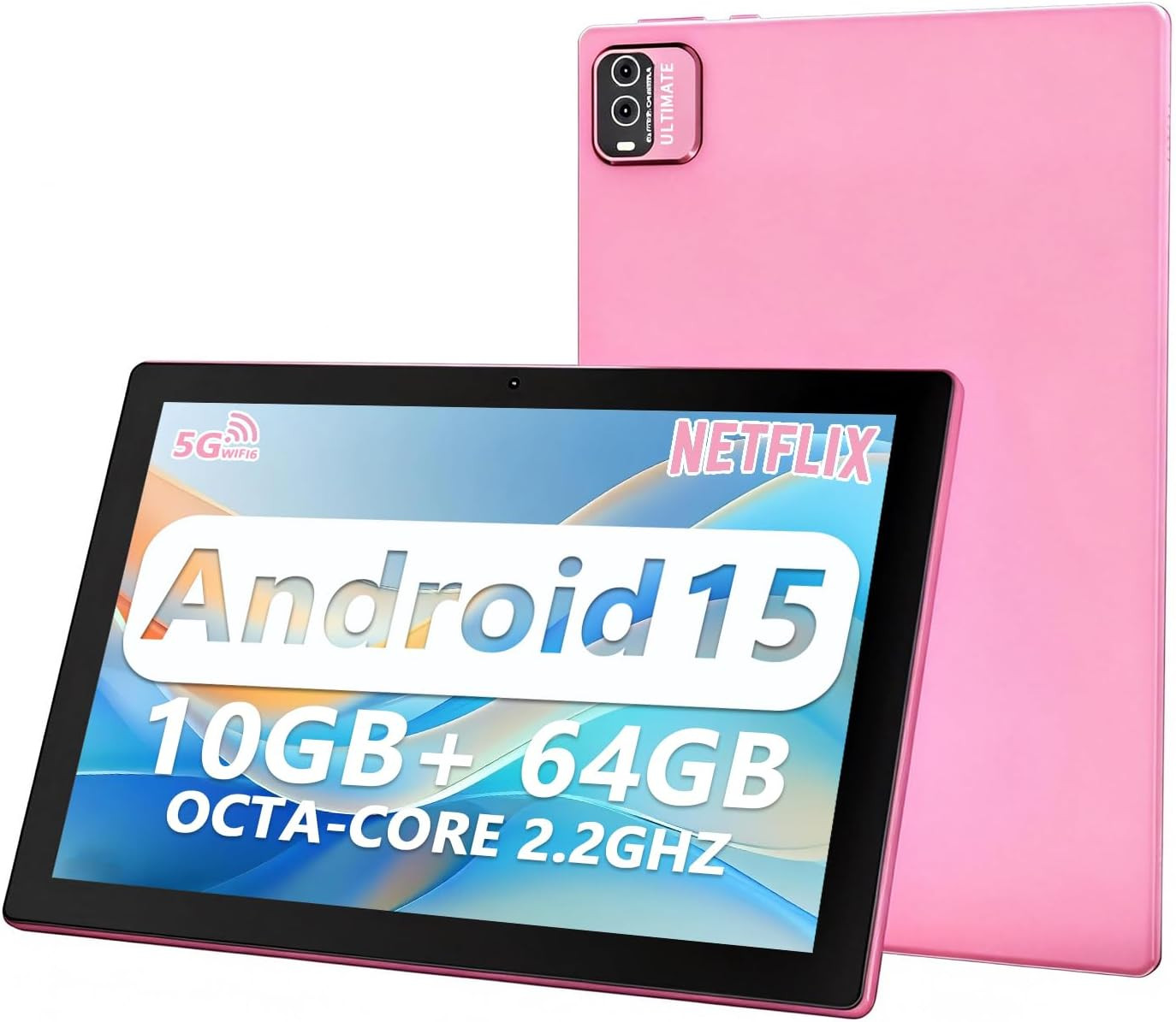 Tablet,10.1" Android Tablet with MTK Octa-Core Processor 10GB （4GB+6GB Expand） R