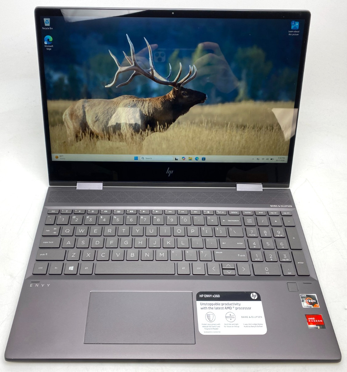 HP ENVY x360 2N1 15-DS1083CL 15.6" FHD TOUCH AMD R7 4700U 12GB 512GB SSD WIN11H