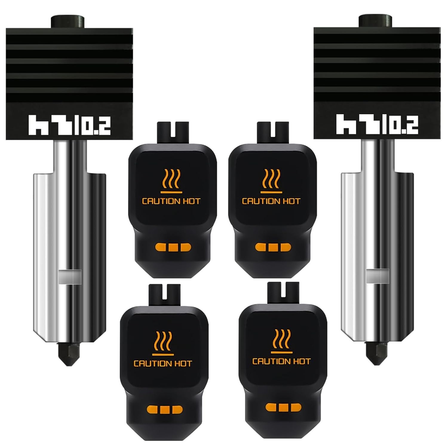 2PK 0.2mm High Precision Hotend for Bambu Lab P2S/X2D/H2D/H2C/H2S/A1 Nozzle H...