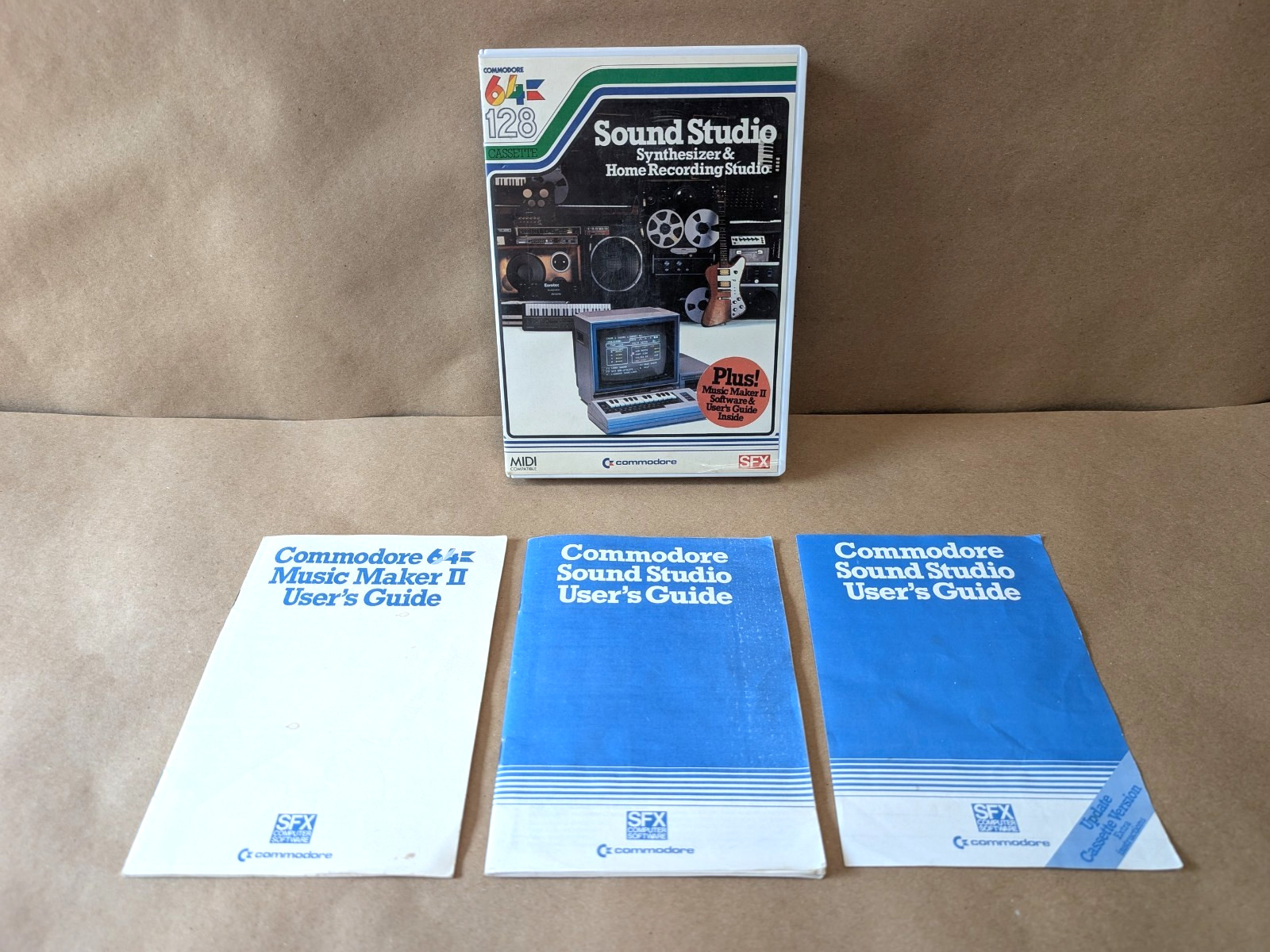🚨 COMMODORE 64 128 SOUND STUDIO SYNTHESIZER & HOME RECORDING SFX TAPE CASSETTE