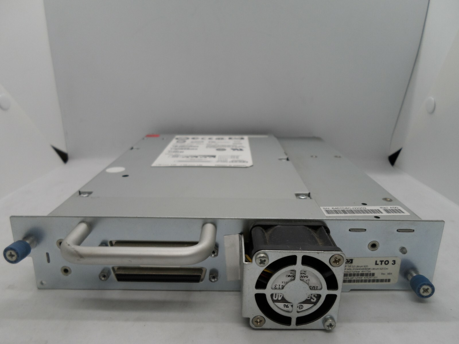 HP LTO3 HH SCSI ULTRIUM920 ah173a 435247-001 Drive with MSL2024/4048 Tray PD003B