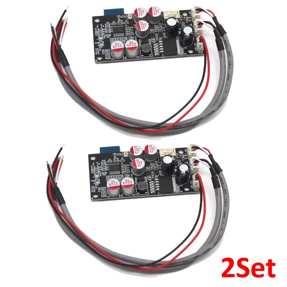 12V 24V Bluetooth 5.0 Receiver HiFi Audio DAC Decoder Board AUX DIY Amplifier 2X