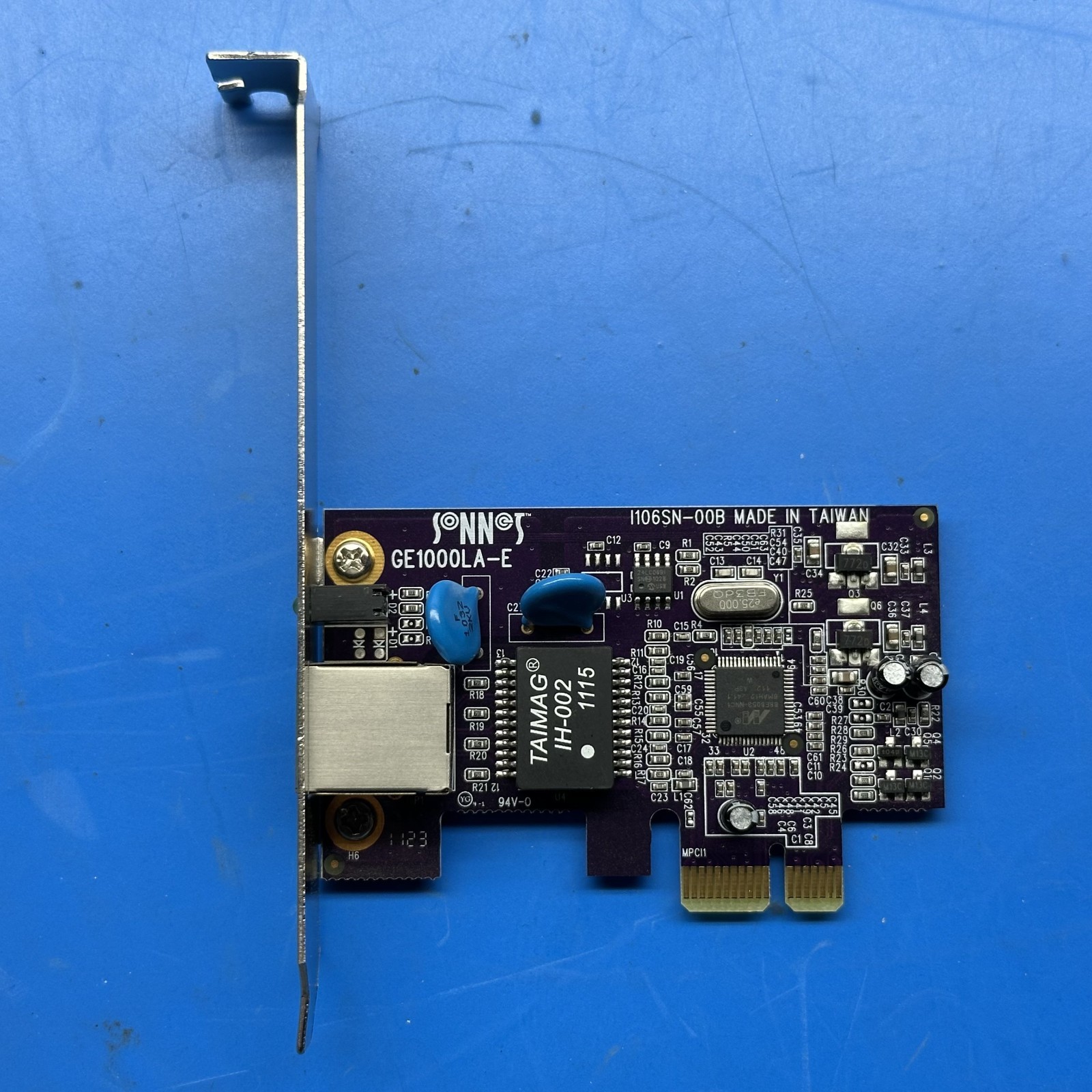 Sonnet Presto Gigabit Ethernet Card GE1000LA-E PCIE Card